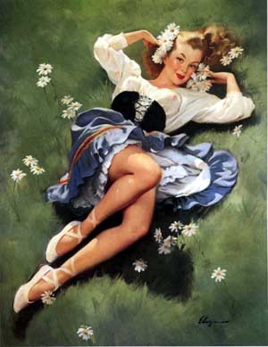 Elvgren, Lazy Days Are Here Again, 1949.jpg